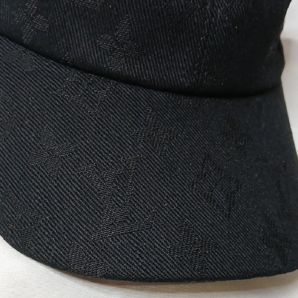 Louis Vuitton Black Monogram Cap